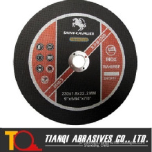 Power Electric Tools Parts (9") 230mm Thin Stainless Steel Cutting Discs Wheel for Metal Slitting Discs En12413